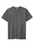 Sport-Tek ST420 Mens Moisture Wicking Short Sleeve Crewneck T-Shirt Dark Smoke Grey Flat Front