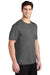 Sport-Tek ST420 Mens Moisture Wicking Short Sleeve Crewneck T-Shirt Dark Smoke Grey Model 3q