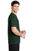 Sport-Tek ST420 Mens Moisture Wicking Short Sleeve Crewneck T-Shirt Forest Green Model Side