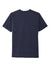 Sport-Tek ST420 Mens Moisture Wicking Short Sleeve Crewneck T-Shirt True Navy Blue Flat Back