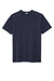 Sport-Tek ST420 Mens Moisture Wicking Short Sleeve Crewneck T-Shirt True Navy Blue Flat Front