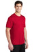 Sport-Tek ST420 Mens Moisture Wicking Short Sleeve Crewneck T-Shirt True Red Model 3q