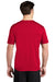 Sport-Tek ST420 Mens Moisture Wicking Short Sleeve Crewneck T-Shirt True Red Model Back