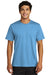 Sport-Tek ST430 Mens Strive Moisture Wicking Short Sleeve Crewneck T-Shirt Carolina Blue Model Front