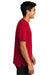 Sport-Tek ST430 Mens Strive Moisture Wicking Short Sleeve Crewneck T-Shirt Deep Red Model Side