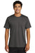 Sport-Tek ST430 Mens Strive Moisture Wicking Short Sleeve Crewneck T-Shirt Graphite Grey Model Front