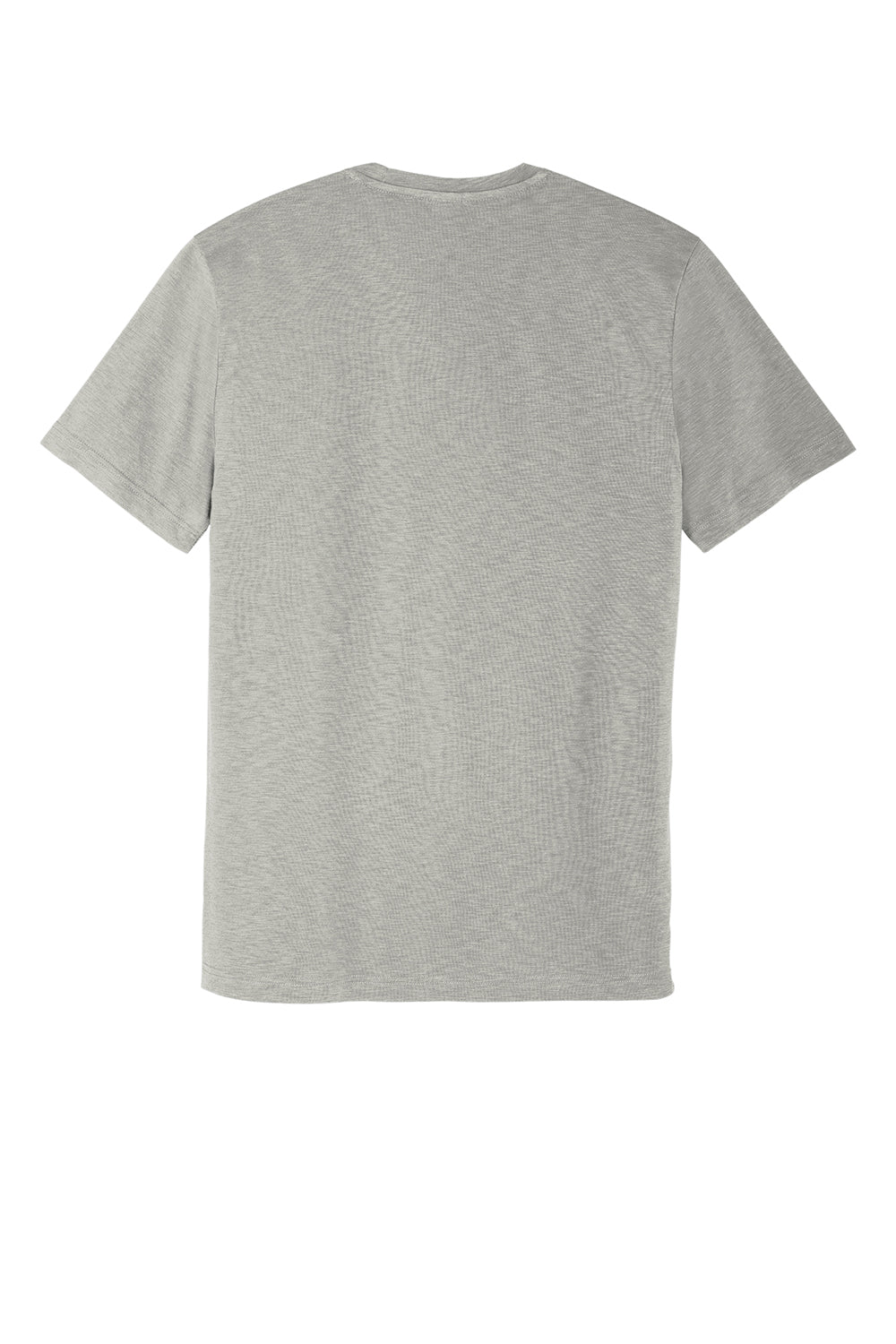 Sport-Tek ST430 Mens Strive Moisture Wicking Short Sleeve Crewneck T-Shirt Silver Grey Flat Back