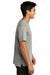 Sport-Tek ST430 Mens Strive Moisture Wicking Short Sleeve Crewneck T-Shirt Silver Grey Model Side