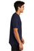 Sport-Tek ST430 Mens Strive Moisture Wicking Short Sleeve Crewneck T-Shirt True Navy Blue Model Side