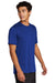 Sport-Tek ST430 Mens Strive Moisture Wicking Short Sleeve Crewneck T-Shirt True Royal Blue Model 3q