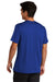 Sport-Tek ST430 Mens Strive Moisture Wicking Short Sleeve Crewneck T-Shirt True Royal Blue Model Back