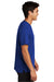 Sport-Tek ST430 Mens Strive Moisture Wicking Short Sleeve Crewneck T-Shirt True Royal Blue Model Side