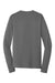 Sport-Tek ST450LS Mens Competitor Moisture Wicking Long Sleeve Crewneck T-Shirt Dark Smoke Grey Flat Back