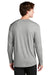 Sport-Tek ST450LS Mens Competitor Moisture Wicking Long Sleeve Crewneck T-Shirt Silver Grey Model Back