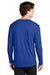 Sport-Tek ST450LS Mens Competitor Moisture Wicking Long Sleeve Crewneck T-Shirt True Royal Blue Model Back