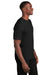 Sport-Tek ST450 Mens Competitor Moisture Wicking Short Sleeve Crewneck T-Shirt Black Model Side