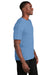 Sport-Tek ST450 Mens Competitor Moisture Wicking Short Sleeve Crewneck T-Shirt Carolina Blue Model Side