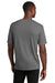 Sport-Tek ST450 Mens Competitor Moisture Wicking Short Sleeve Crewneck T-Shirt Dark Smoke Grey Model Back