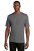 Sport-Tek ST450 Mens Competitor Moisture Wicking Short Sleeve Crewneck T-Shirt Dark Smoke Grey Model Front