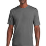 Sport-Tek Mens Competitor Moisture Wicking Short Sleeve Crewneck T-Shirt - Dark Smoke Grey