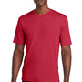 Sport-Tek Mens Competitor Moisture Wicking Short Sleeve Crewneck T-Shirt - Deep Red