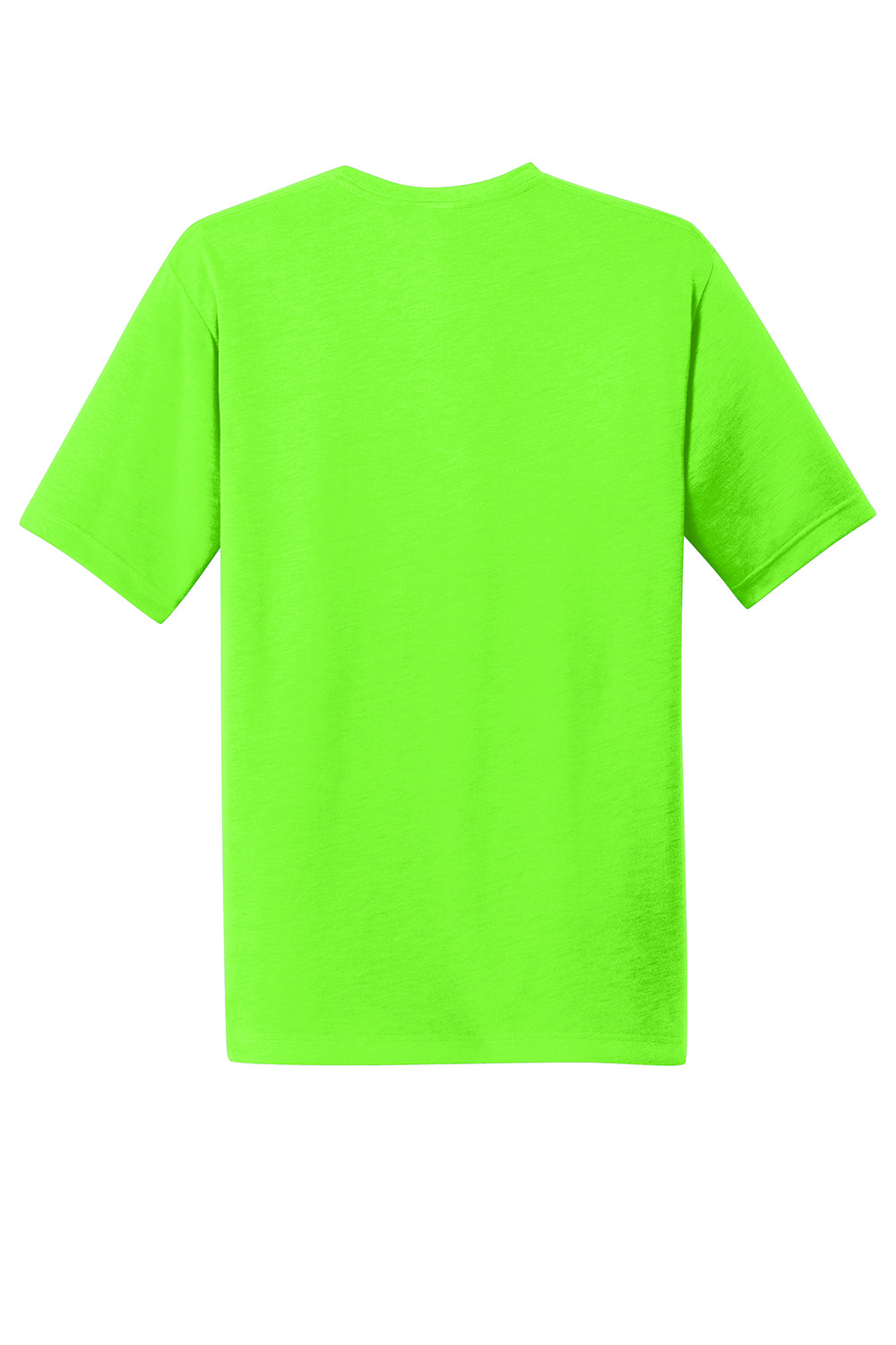 Sport-Tek ST450 Mens Competitor Moisture Wicking Short Sleeve Crewneck T-Shirt Neon Green Flat Back