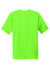 Sport-Tek ST450 Mens Competitor Moisture Wicking Short Sleeve Crewneck T-Shirt Neon Green Flat Back