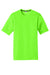 Sport-Tek ST450 Mens Competitor Moisture Wicking Short Sleeve Crewneck T-Shirt Neon Green Flat Front