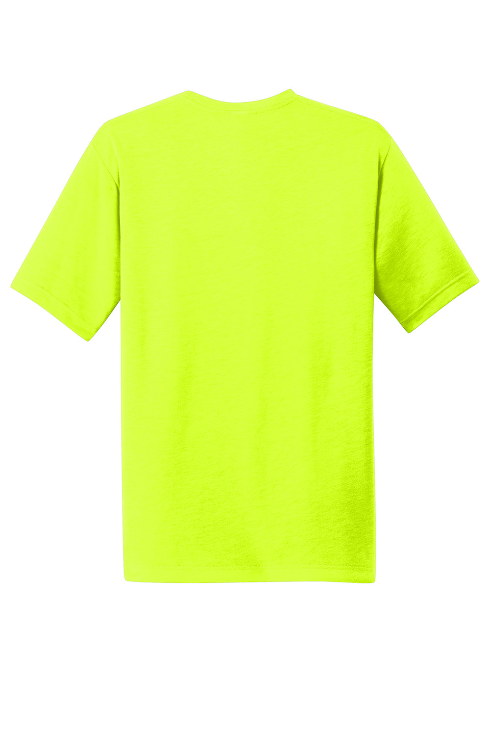 Sport-Tek ST450 Mens Competitor Moisture Wicking Short Sleeve Crewneck T-Shirt Neon Yellow Flat Back