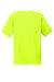 Sport-Tek ST450 Mens Competitor Moisture Wicking Short Sleeve Crewneck T-Shirt Neon Yellow Flat Back