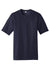 Sport-Tek ST450 Mens Competitor Moisture Wicking Short Sleeve Crewneck T-Shirt True Navy Blue Flat Front