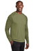 Sport-Tek ST460LS Mens Digi Camo Moisture Wicking Long Sleeve Crewneck T-Shirt Olive Drab Green Model 3q