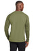 Sport-Tek ST460LS Mens Digi Camo Moisture Wicking Long Sleeve Crewneck T-Shirt Olive Drab Green Model Back