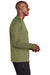 Sport-Tek ST460LS Mens Digi Camo Moisture Wicking Long Sleeve Crewneck T-Shirt Olive Drab Green Model Side