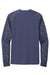 Sport-Tek ST460LS Mens Digi Camo Moisture Wicking Long Sleeve Crewneck T-Shirt True Navy Blue Flat Back