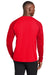 Sport-Tek ST460LS Mens Digi Camo Moisture Wicking Long Sleeve Crewneck T-Shirt True Red Model Back