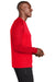 Sport-Tek ST460LS Mens Digi Camo Moisture Wicking Long Sleeve Crewneck T-Shirt True Red Model Side