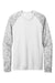 Sport-Tek ST460LS Mens Digi Camo Moisture Wicking Long Sleeve Crewneck T-Shirt White Flat Front