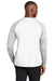 Sport-Tek ST460LS Mens Digi Camo Moisture Wicking Long Sleeve Crewneck T-Shirt White Model Back