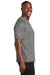 Sport-Tek ST460 Mens Digi Camo Moisture Wicking Short Sleeve Crewneck T-Shirt Concrete Grey Model Side