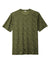 Sport-Tek ST460 Mens Digi Camo Moisture Wicking Short Sleeve Crewneck T-Shirt Olive Drab Green Flat Front