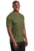 Sport-Tek ST460 Mens Digi Camo Moisture Wicking Short Sleeve Crewneck T-Shirt Olive Drab Green Model 3q