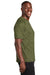 Sport-Tek ST460 Mens Digi Camo Moisture Wicking Short Sleeve Crewneck T-Shirt Olive Drab Green Model Side