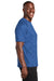 Sport-Tek ST460 Mens Digi Camo Moisture Wicking Short Sleeve Crewneck T-Shirt True Royal Blue Model Side