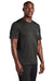 Sport-Tek ST465 Mens Endeavor Moisture Wicking Short Sleeve Crewneck T-Shirt Heather Black/Black Model 3q