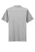 Sport-Tek ST467 Mens Endeavor Moisture Wicking Short Sleeve Polo Shirt Heather Light Grey Flat Back