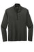 Sport-Tek ST469 Mens Endeavor Moisture Wicking 1/4 Zip Sweatshirt Heather Black Flat Front