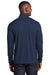 Sport-Tek ST469 Mens Endeavor Moisture Wicking 1/4 Zip Sweatshirt Heather Dark Royal Blue Model Back