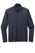 Sport-Tek ST469 Mens Endeavor Moisture Wicking 1/4 Zip Sweatshirt Heather Deep Navy Blue Flat Front