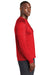 Sport-Tek ST470LS Mens Rashguard Moisture Wicking Long Sleeve Crewneck T-Shirt True Red Model Side